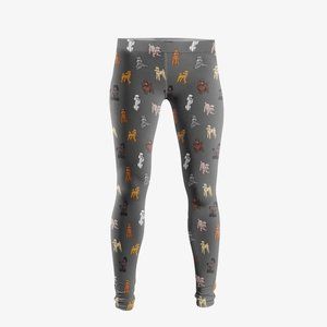 XS Chic poodle leggings